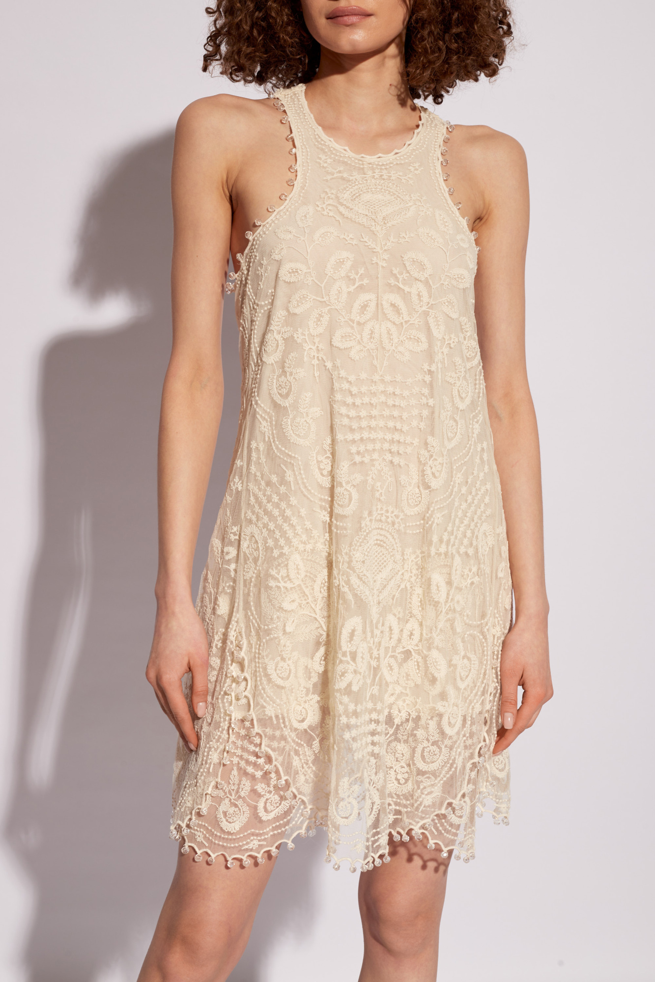 ワンピース ISABEL MARANT Woman Dress Beige R00748FBC1J16I ECBK Terena dress Woman leopard | ISABEL MARANT Official online store